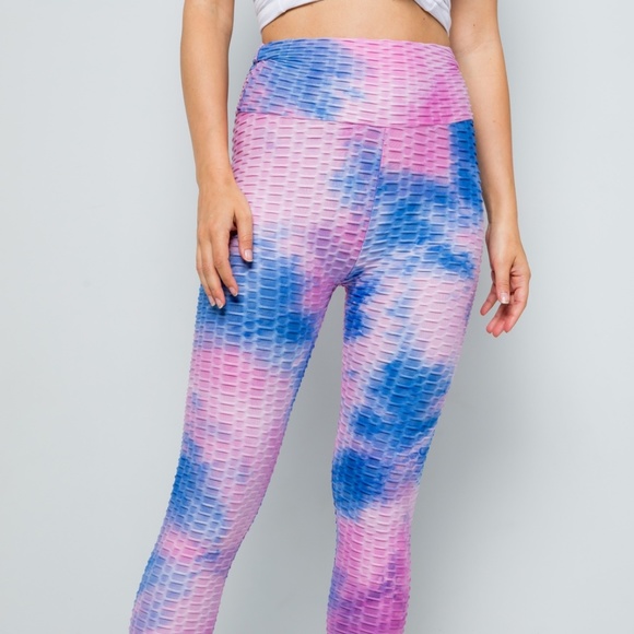 Watch OUT! "Booty lift" leggings tie dye work out - Picture 2 of 3